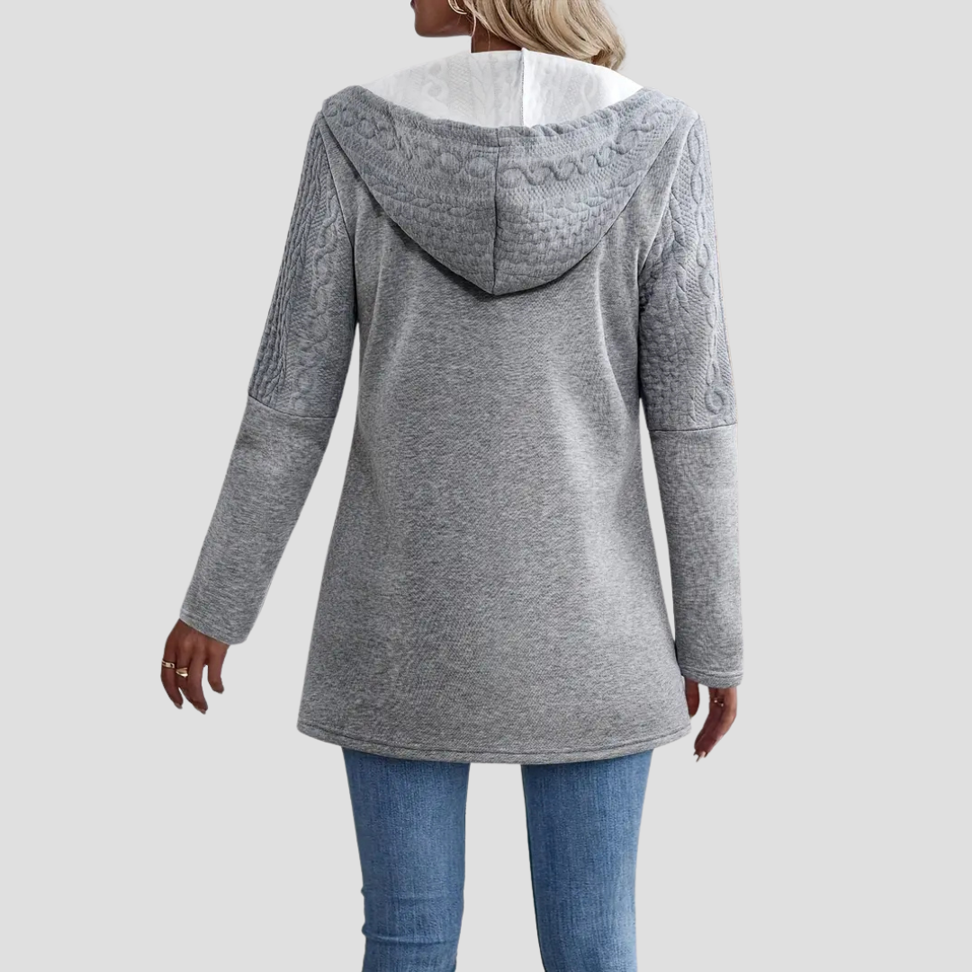 Eugenia | Zip-Up Hoodie Cardigan