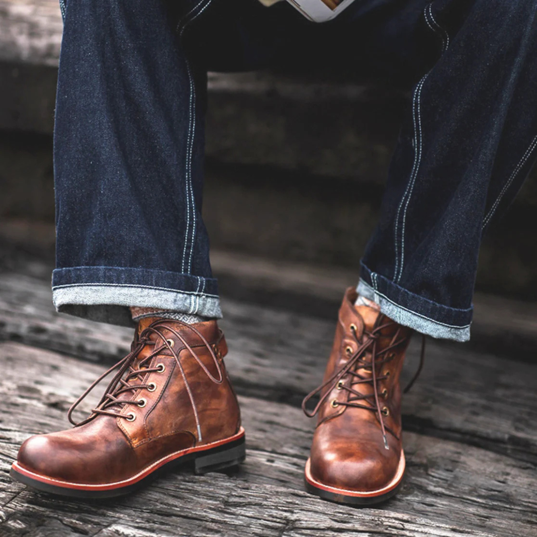 Godfrey | Leather Ankle Boots