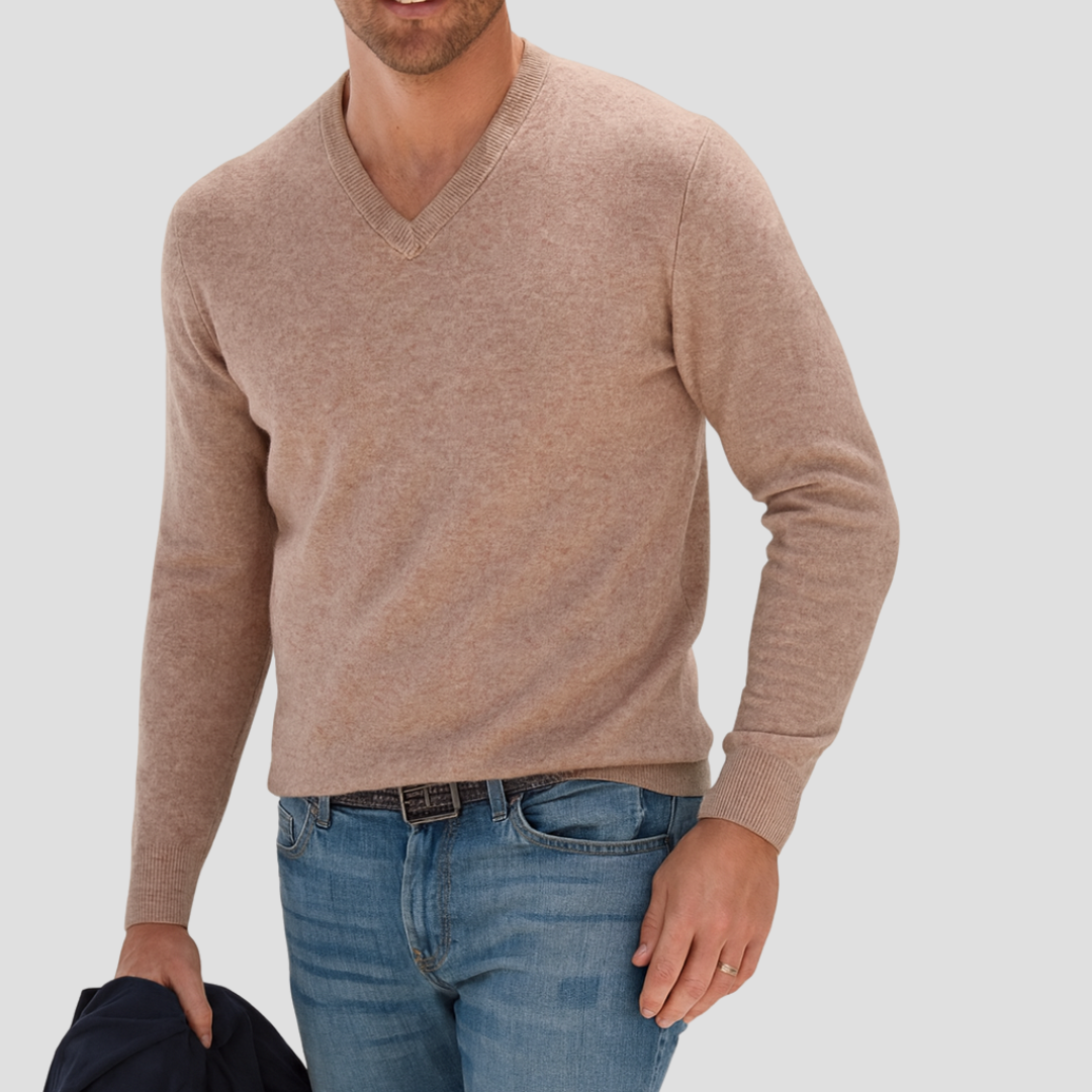Borden | Classic V-Neck Jumper