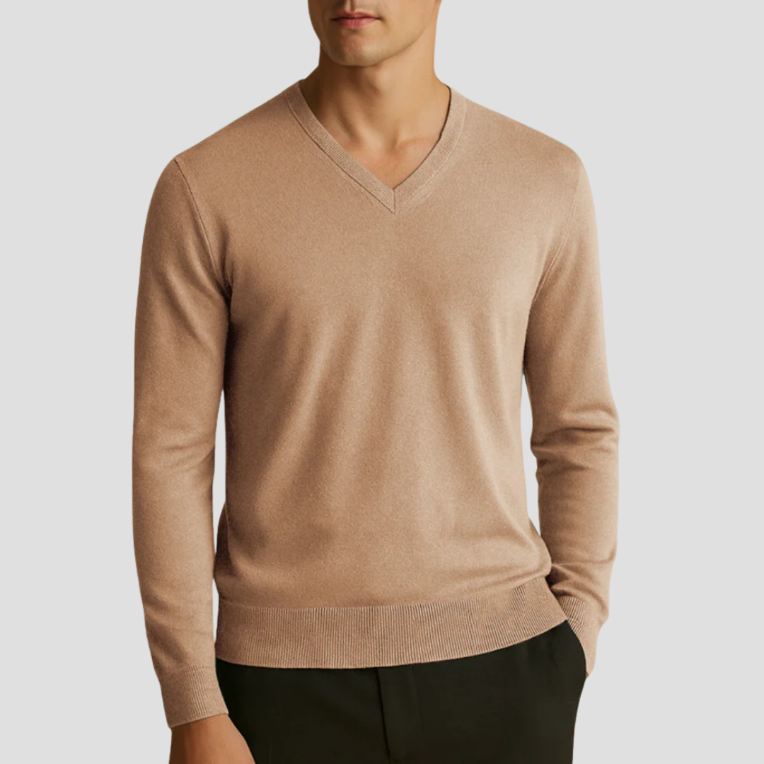 Borden | Classic V-Neck Jumper