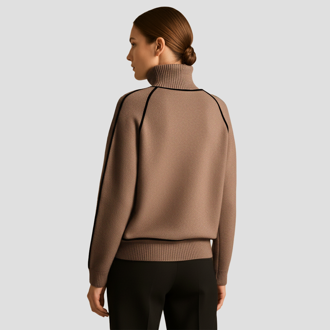 Yara | Refined Contrast Jumper