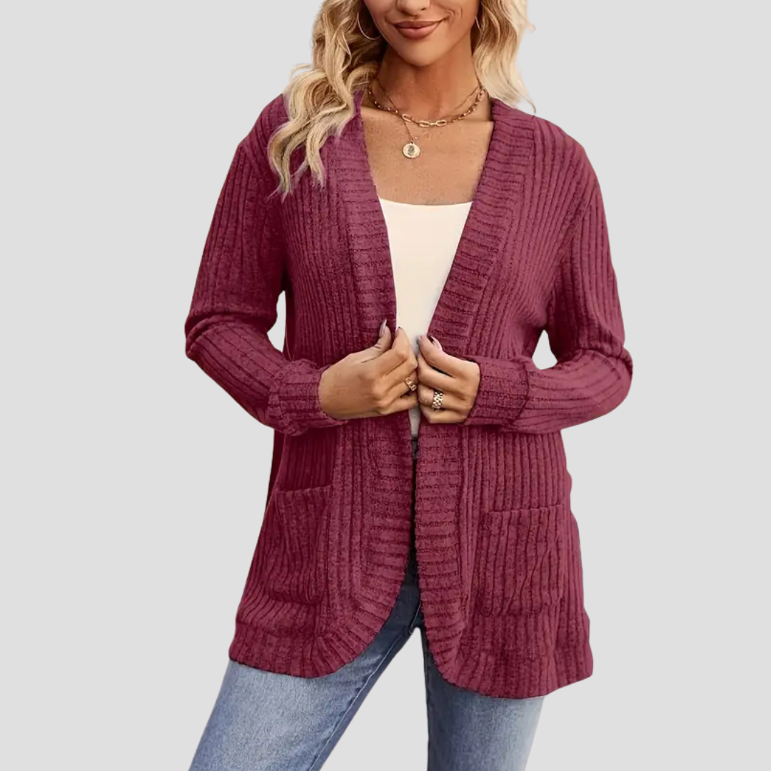 Matilda | Ribbed Knitted Cardigan