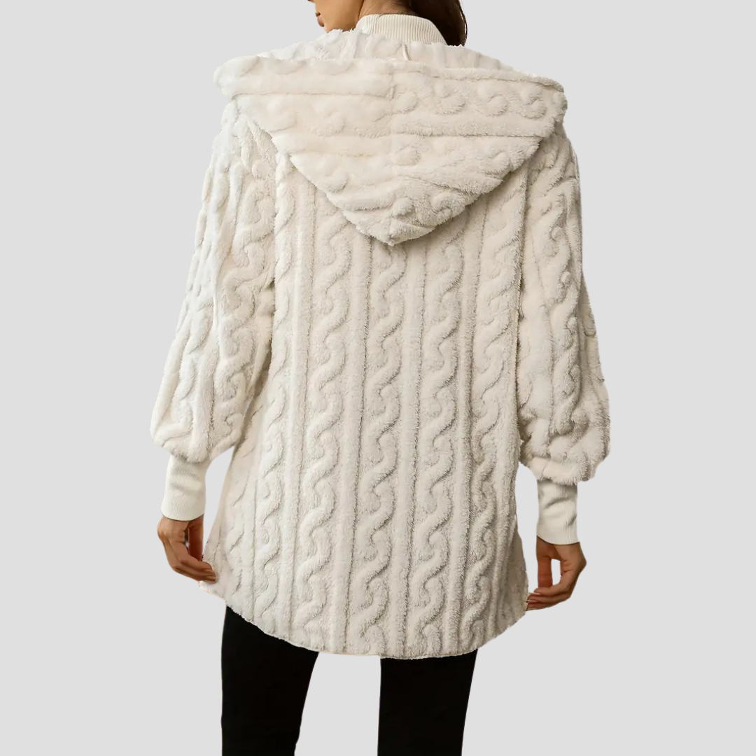 Filicity | Fleece Hooded Coat