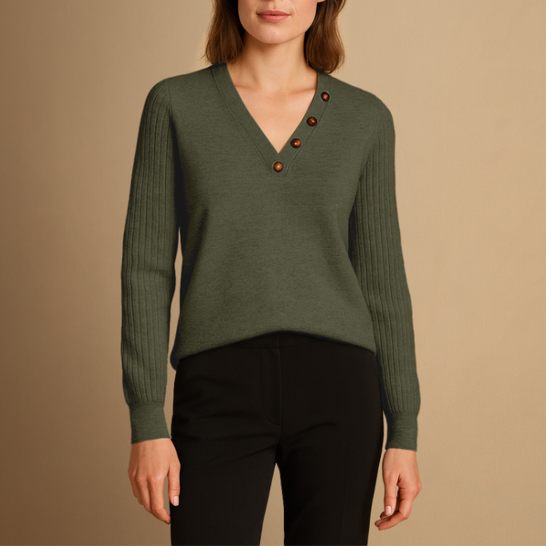 Hazel | Button Detail Jumper