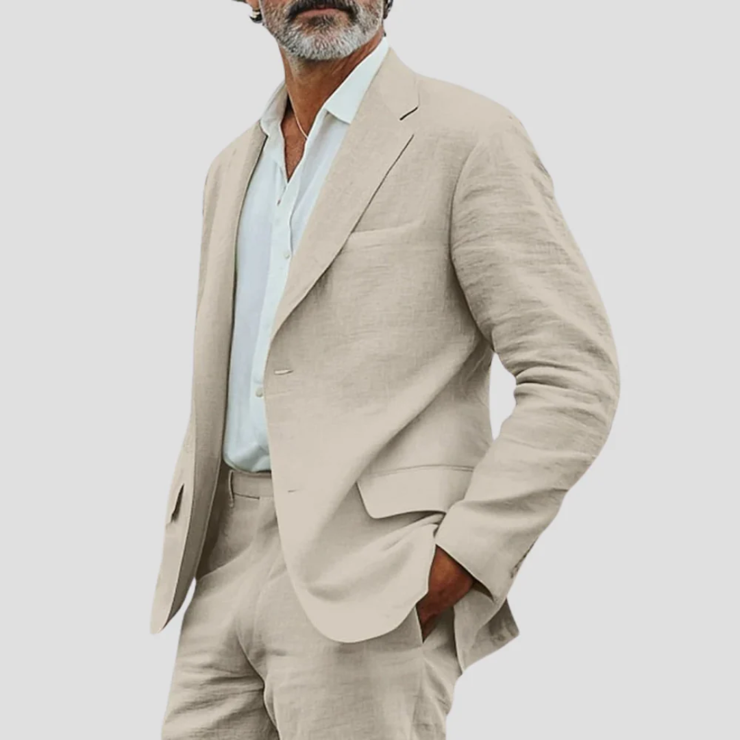 Hugh | Linen Two Piece Suit