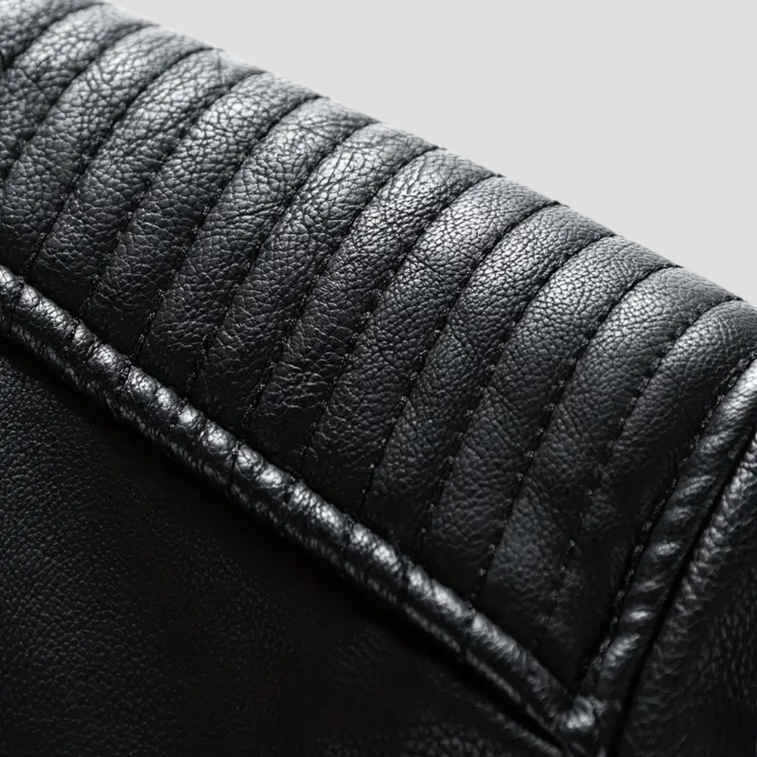 Osbert | Leather Biker Jacket