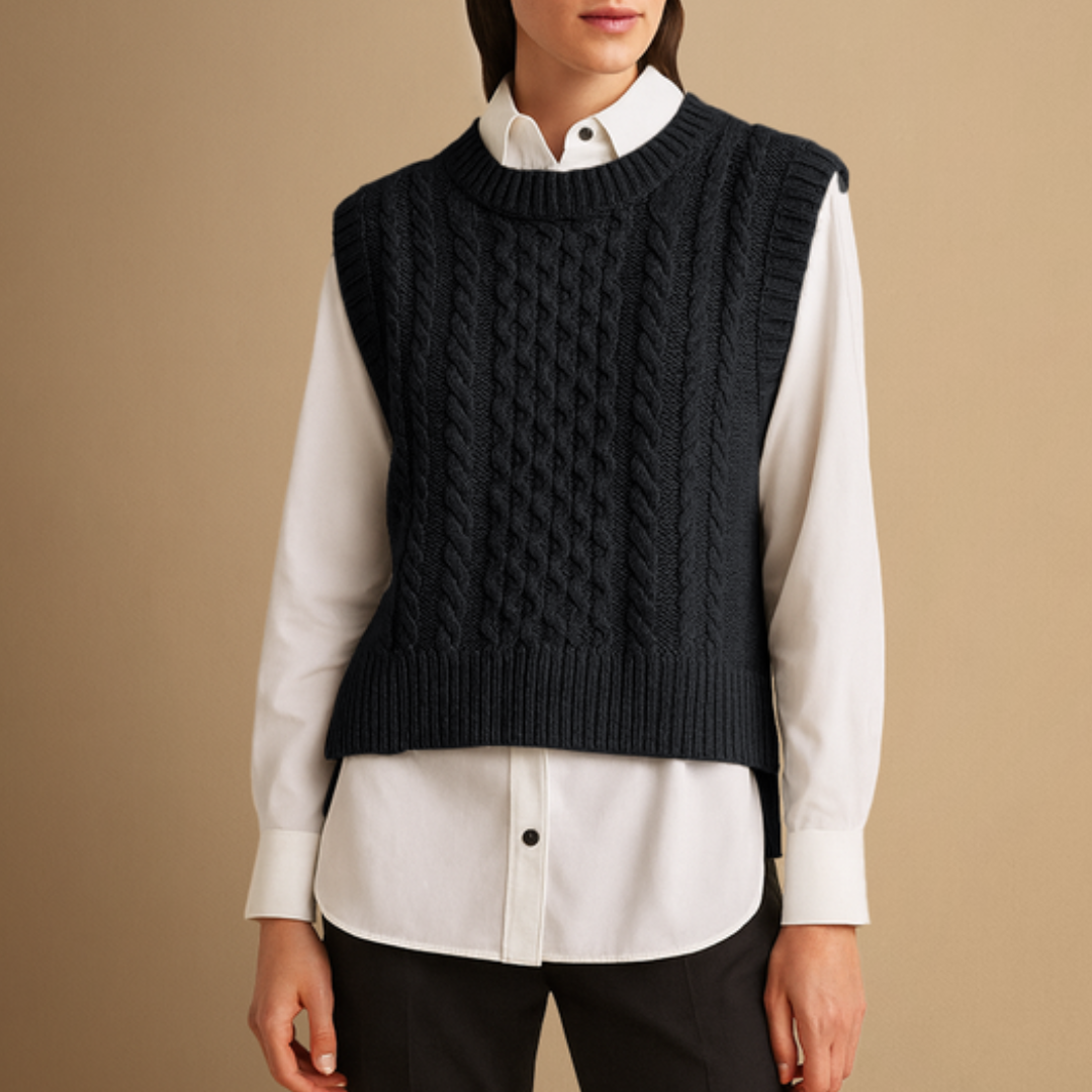 Maud | Knitted Sweater Vest
