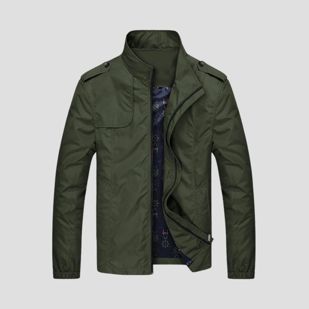 Nigel | Nylon Zip-Up Jacket