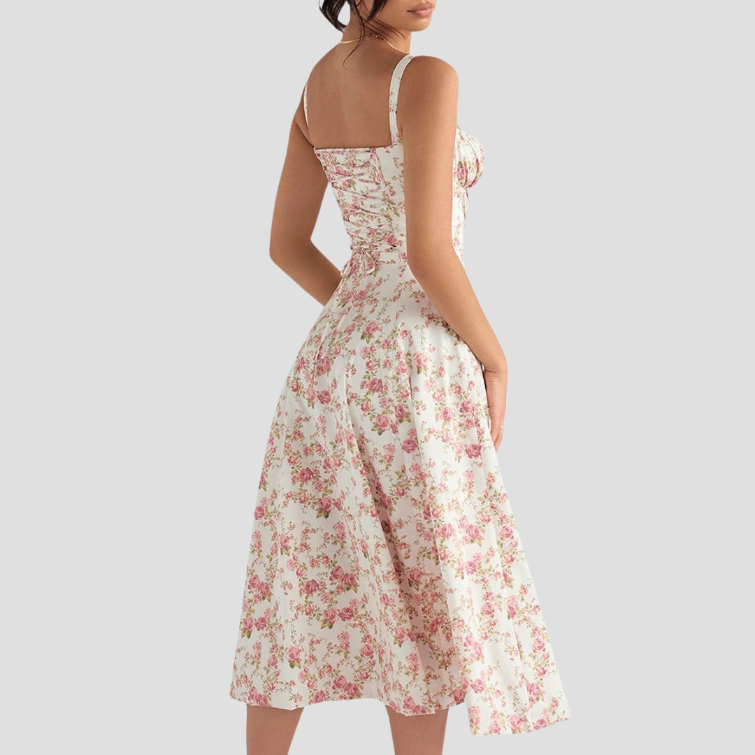 Maya | Floral Midi Dress