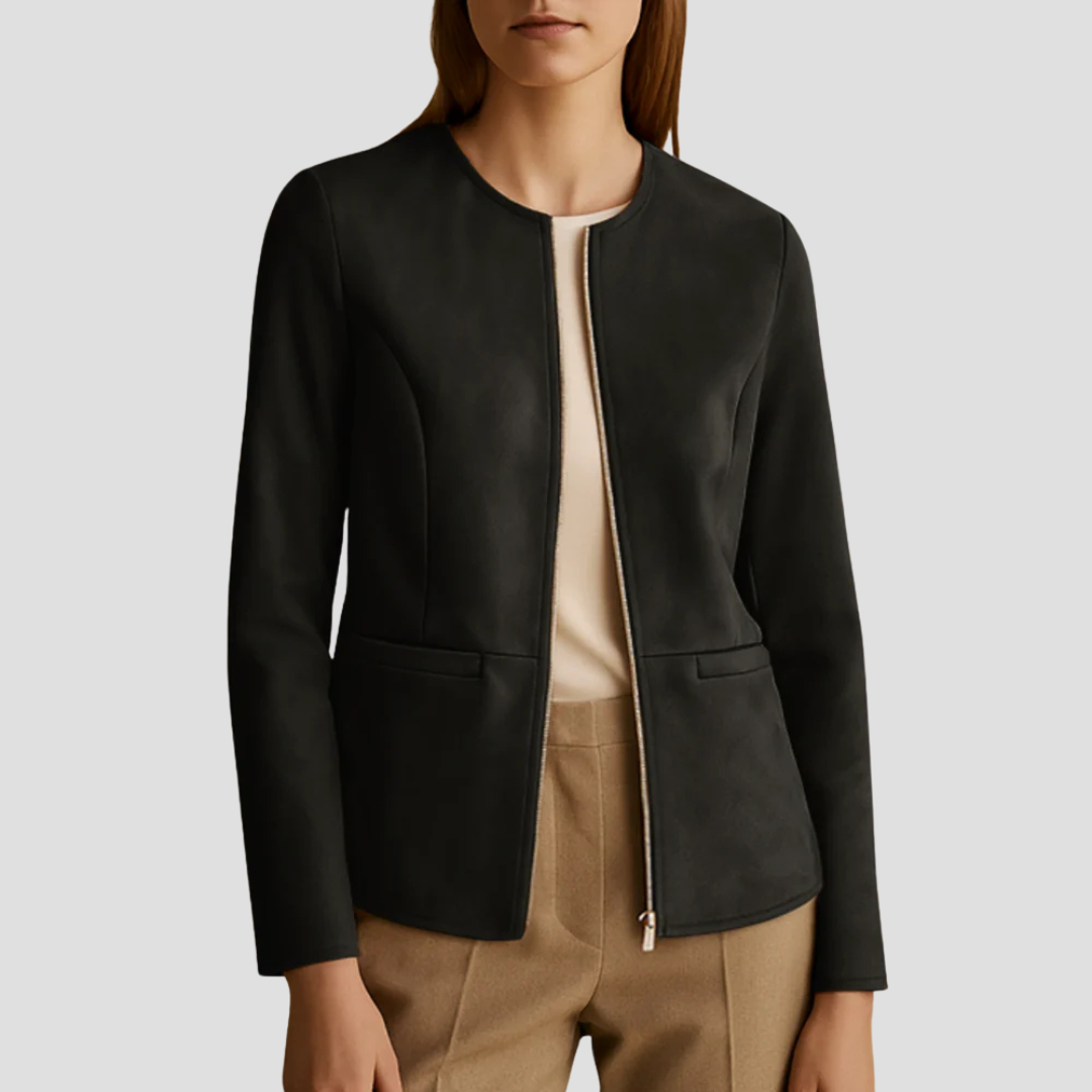 Zosia | Cropped Round-Neck Jacket