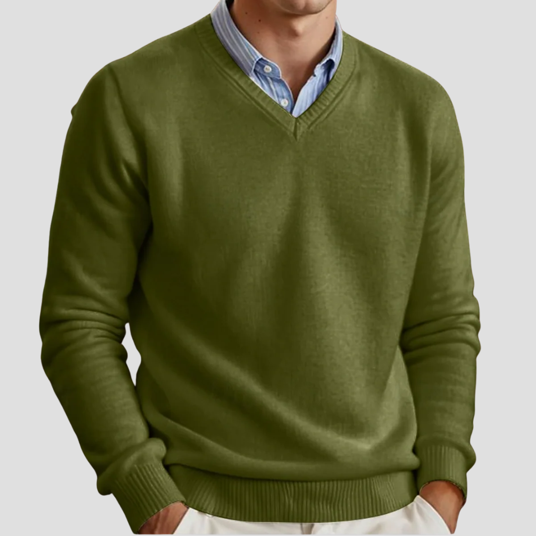 York | V-Neck Knit Jumper
