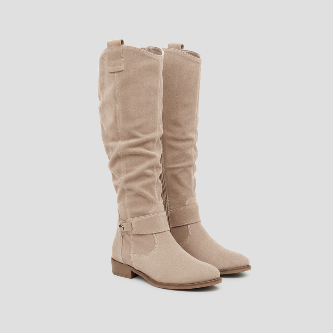 Bella | Suede Knee-High Boots