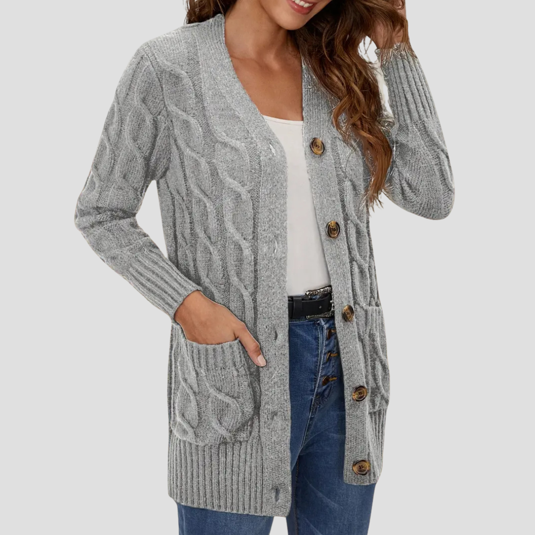 Josephine | Cable Knit Cardigan