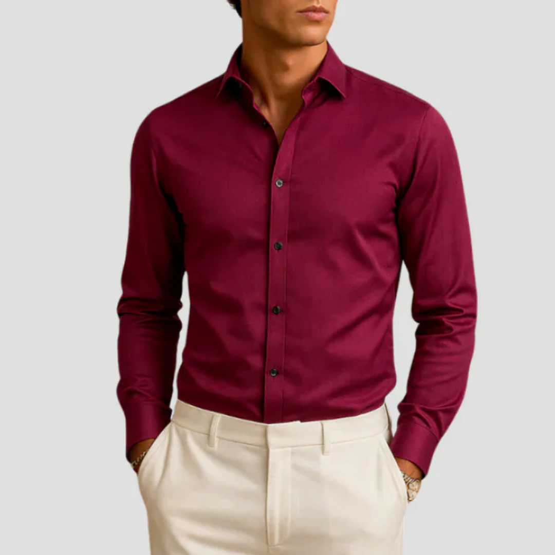 Quentin | Fitted Contrast Shirt