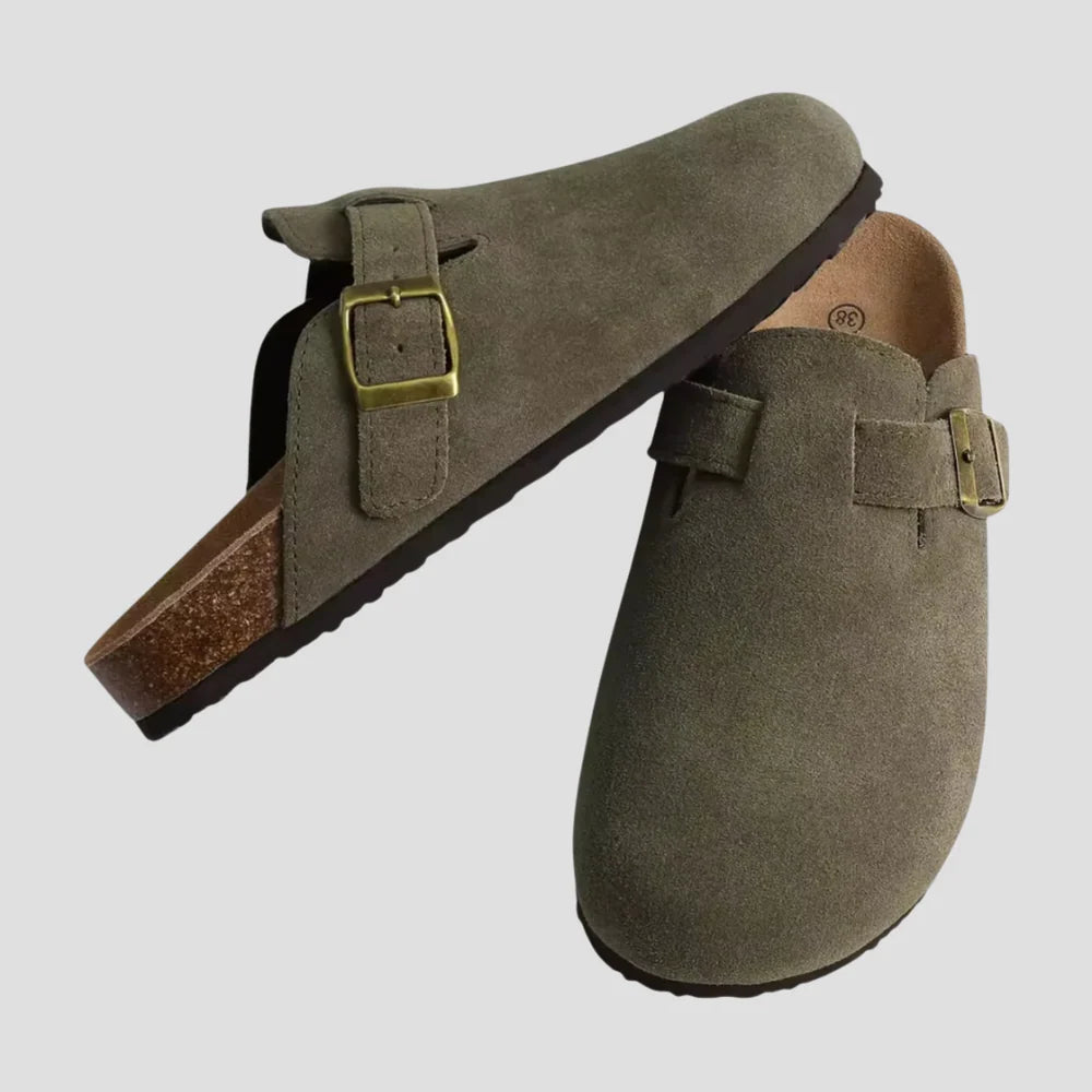 Riley | Suede Mules