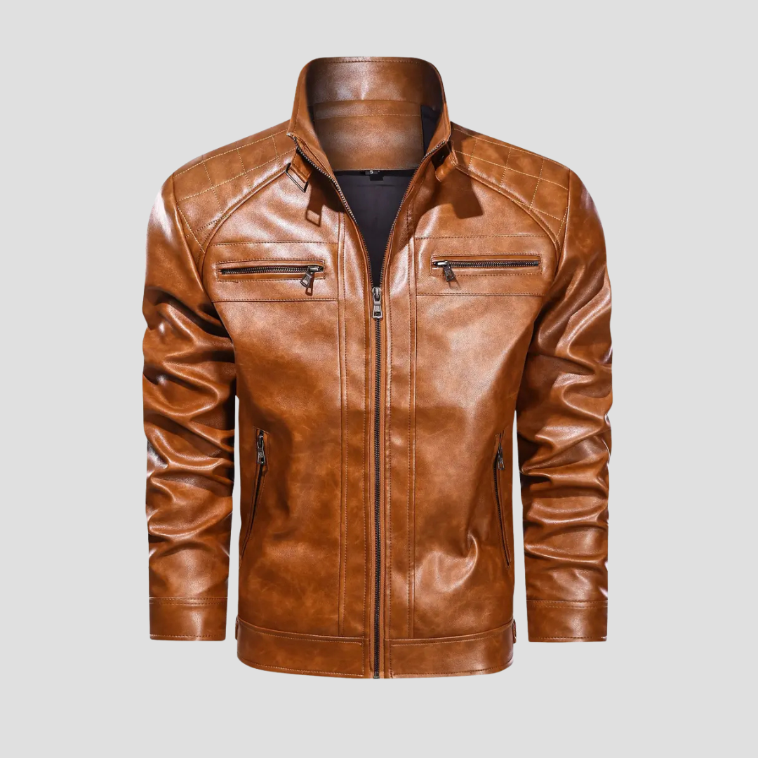 Cornelius | Leather Biker Jacket