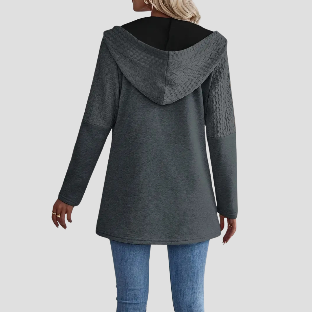 Eugenia | Zip-Up Hoodie Cardigan