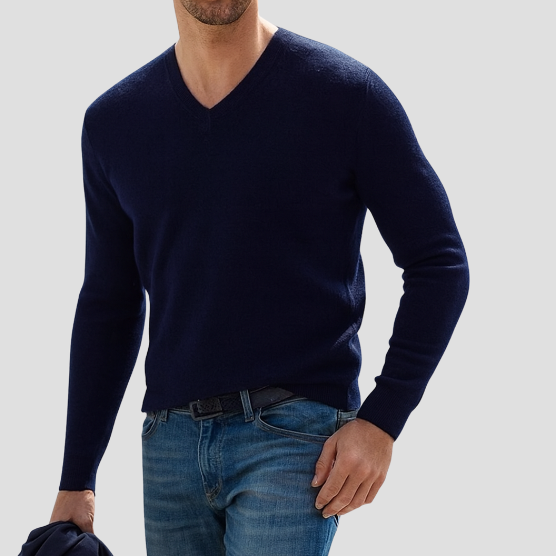 Borden | Classic V-Neck Jumper