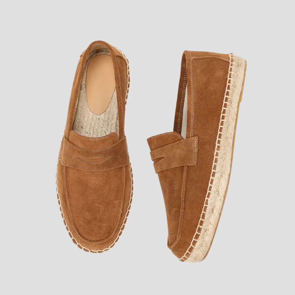 Rupert | Suede Espadrille Loafers
