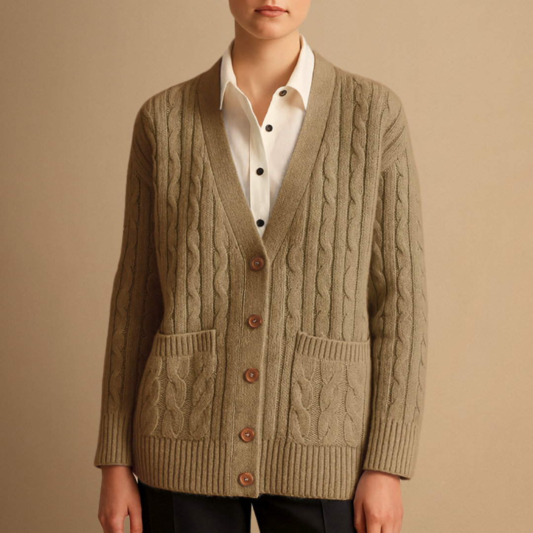 Imogen | Cable Knit Cardigan