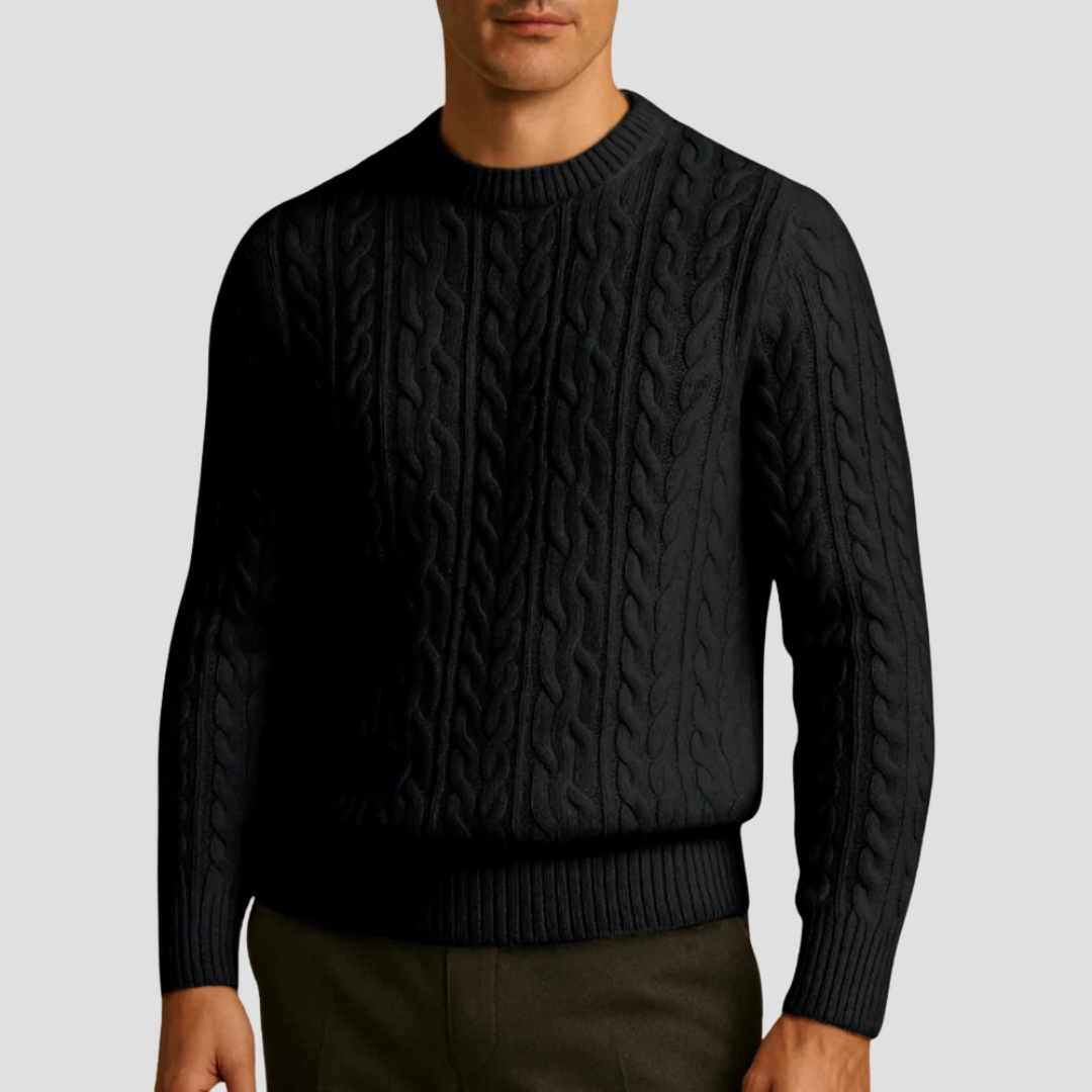 Kester | Wool Cable-Knit Jumper