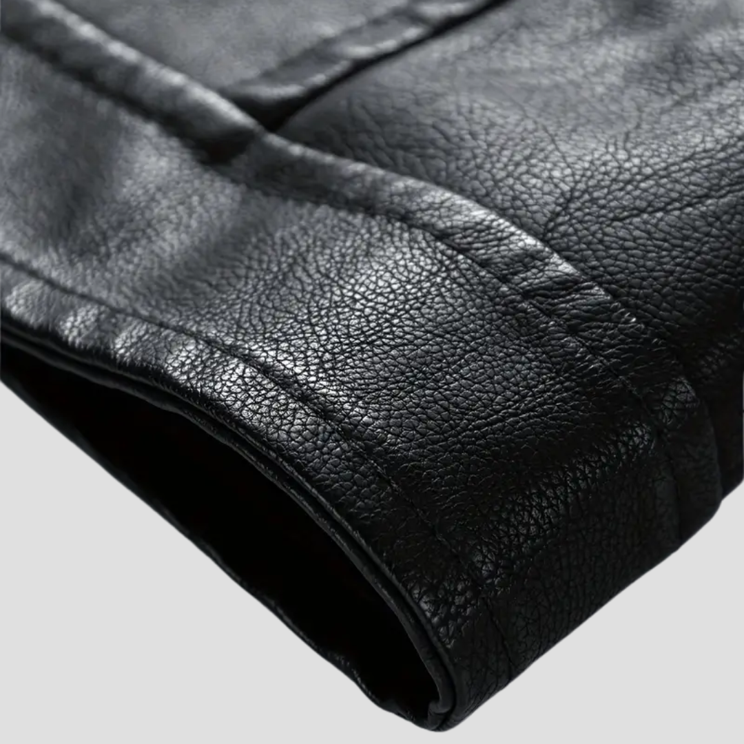Osbert | Leather Biker Jacket