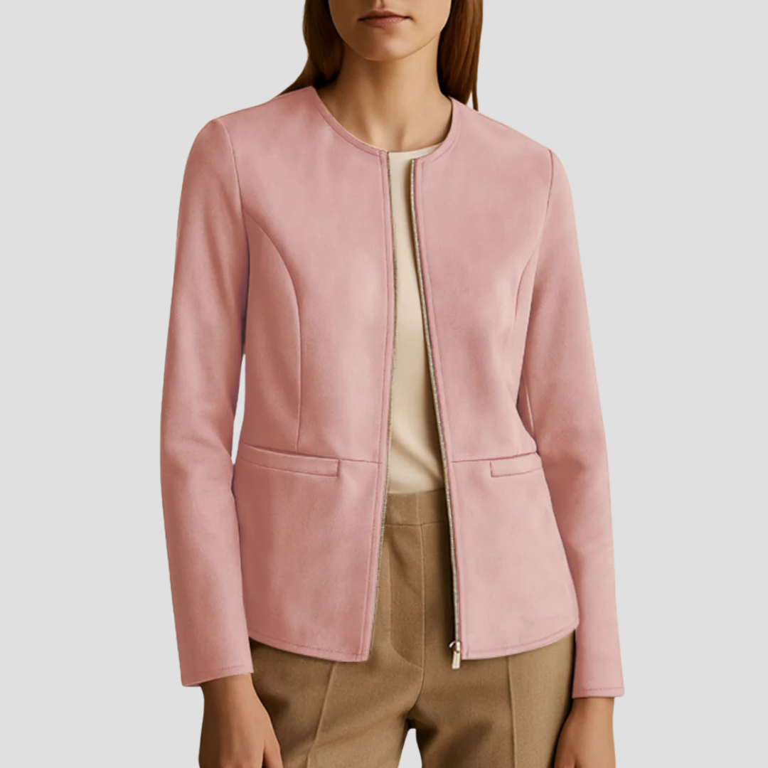 Zosia | Cropped Round-Neck Jacket