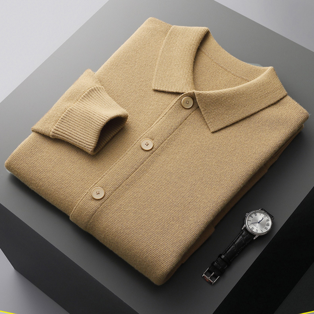 Piers | Classic Cashmere Cardigan