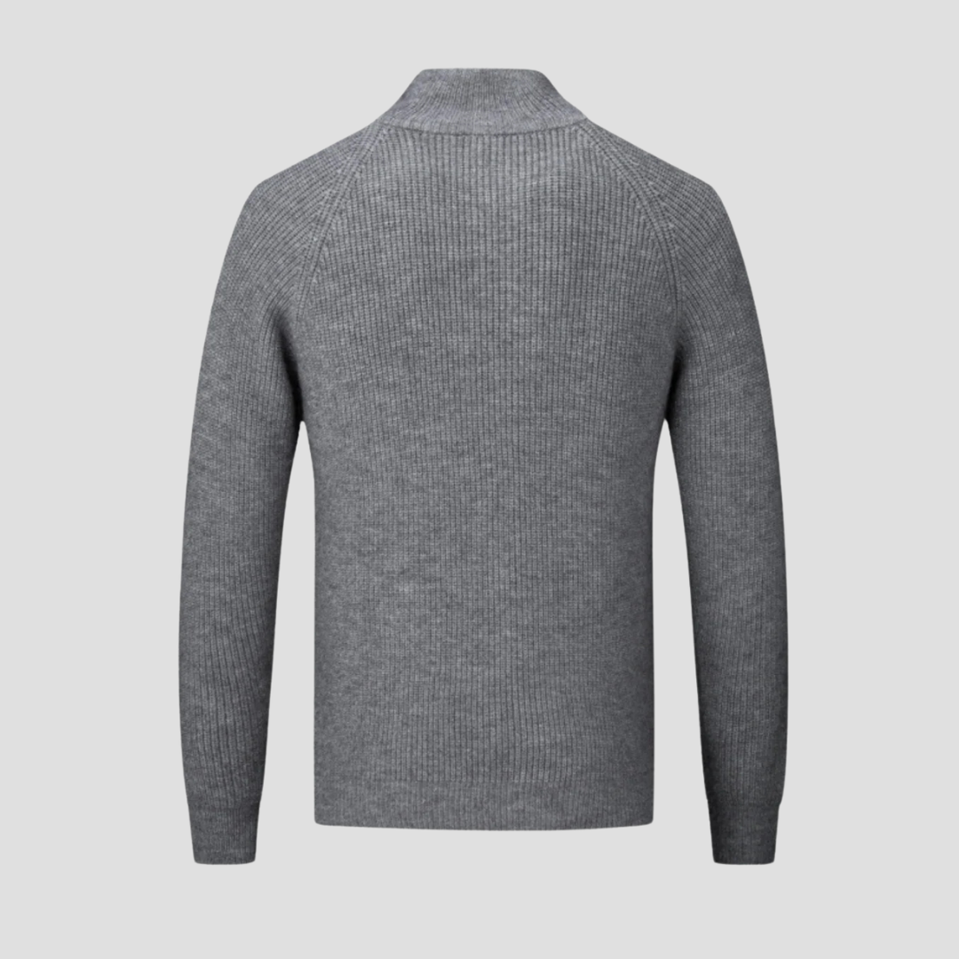 Blake | Smart Knit Zip Cardigan