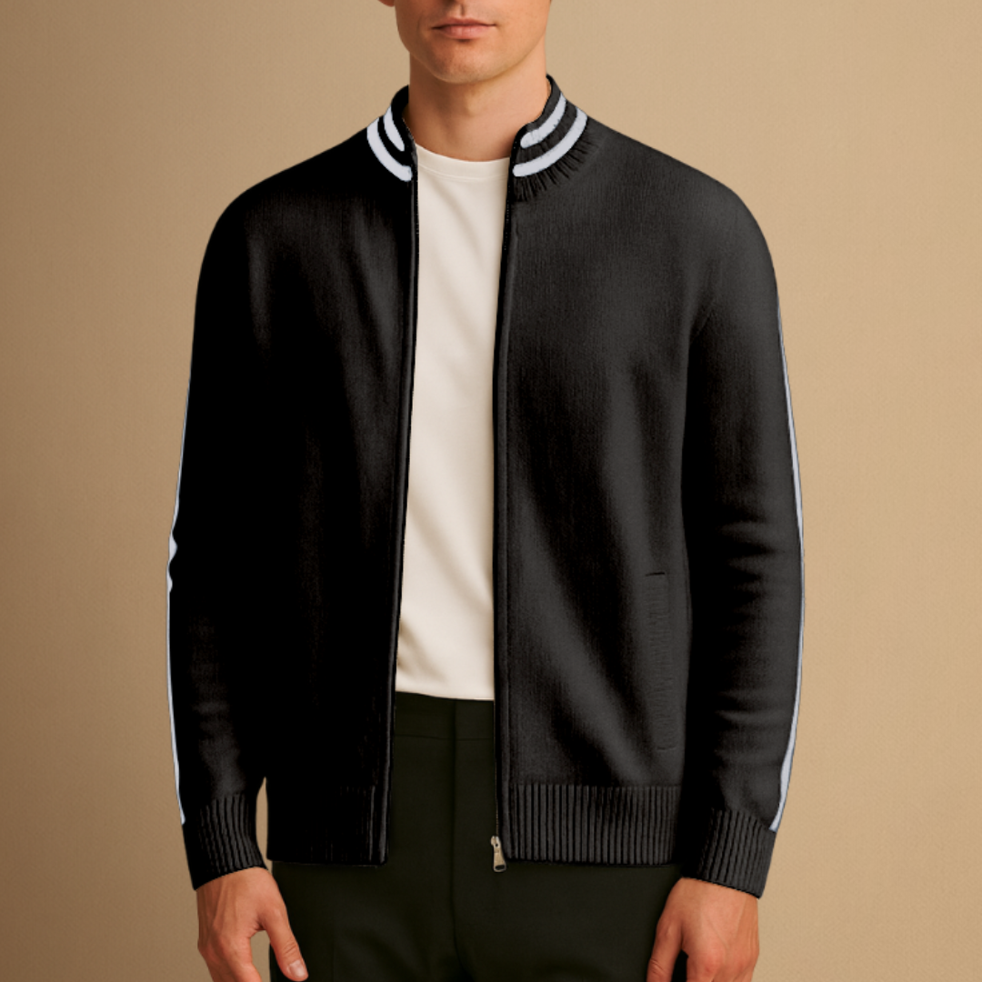 Ivan | Zip Cardigan