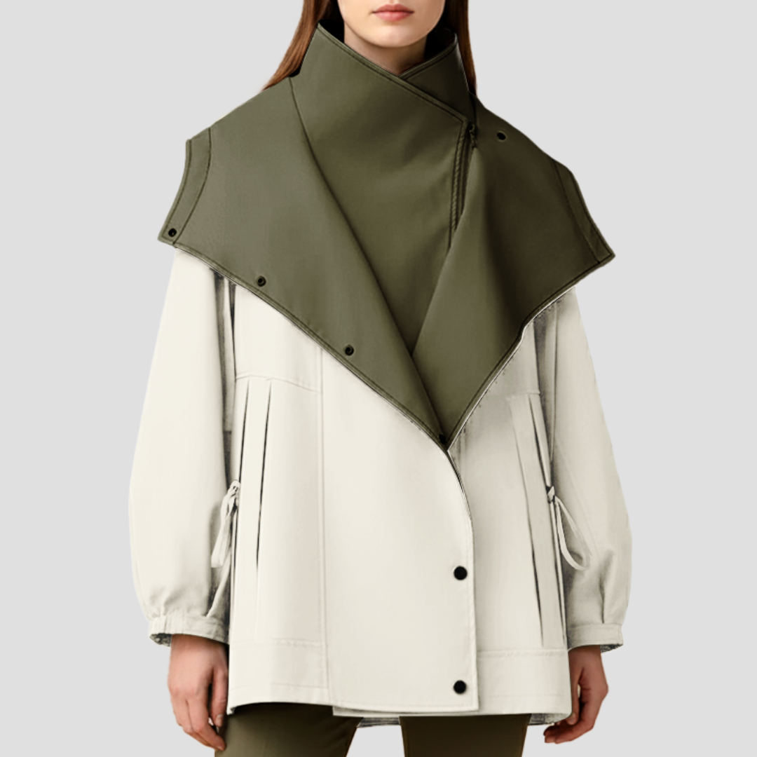 Xanthe | Two-Tone Trench Coat