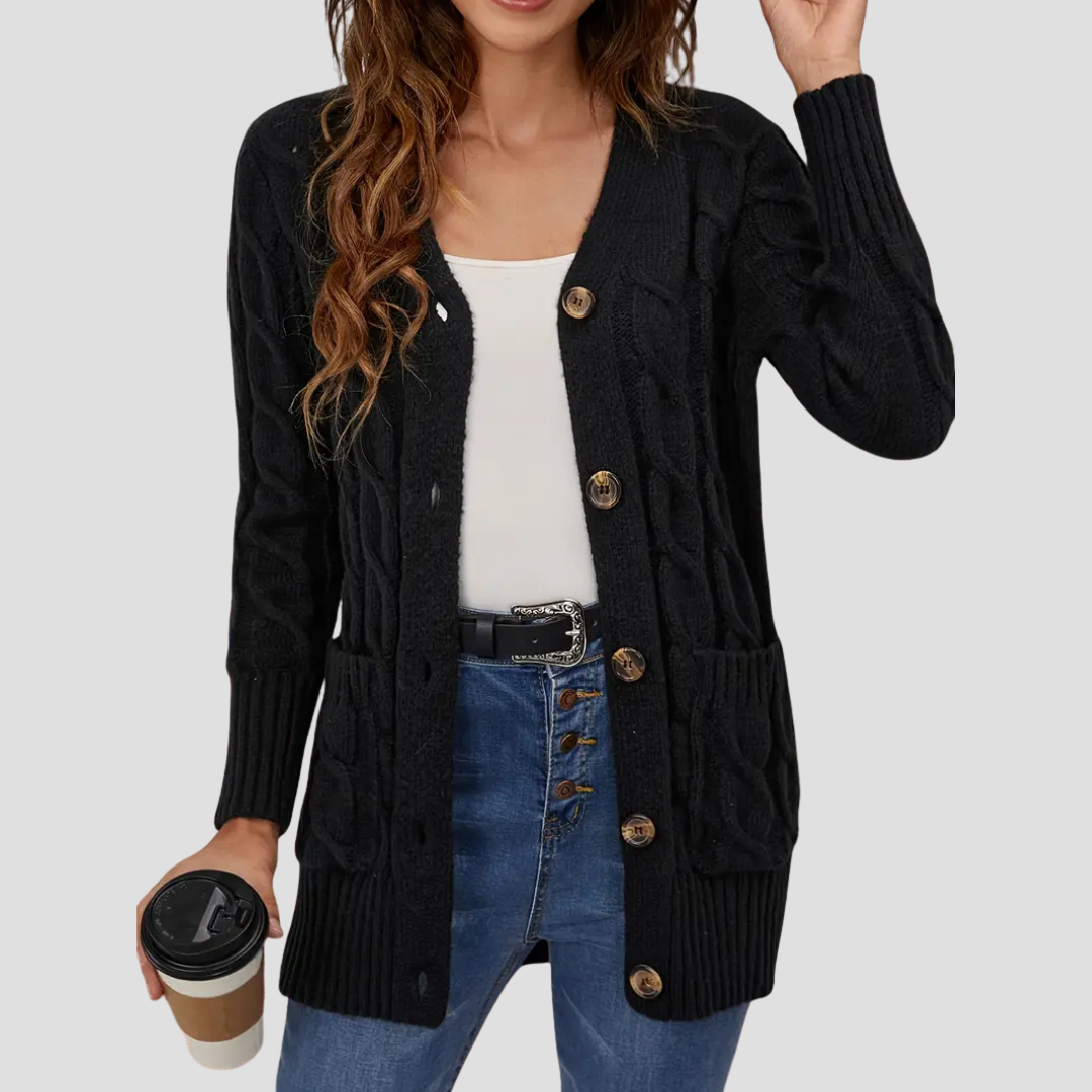 Josephine | Cable Knit Cardigan