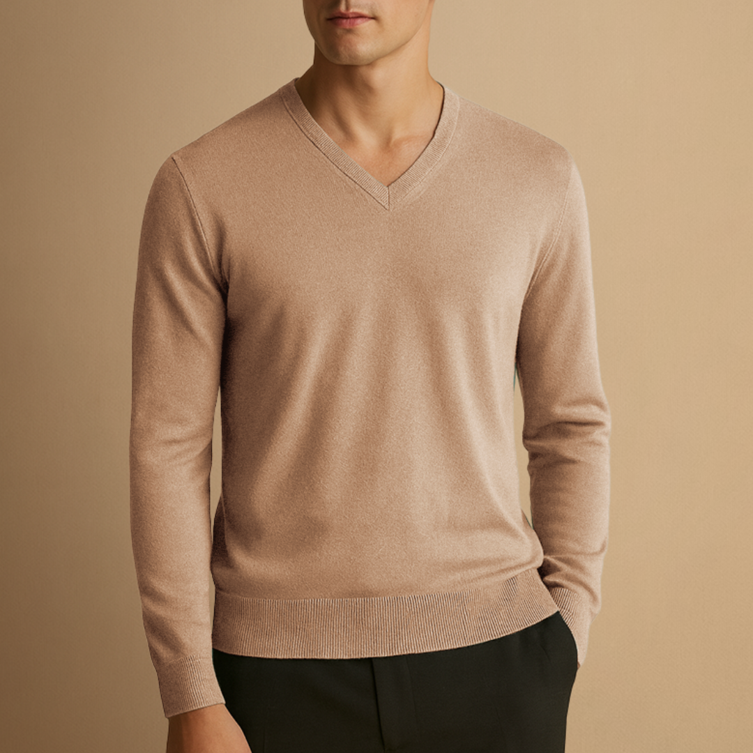 Borden | Classic V-Neck Jumper