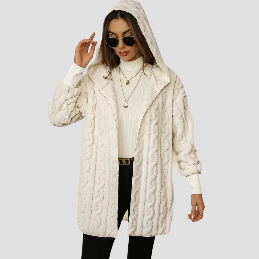 Filicity | Fleece Hooded Coat