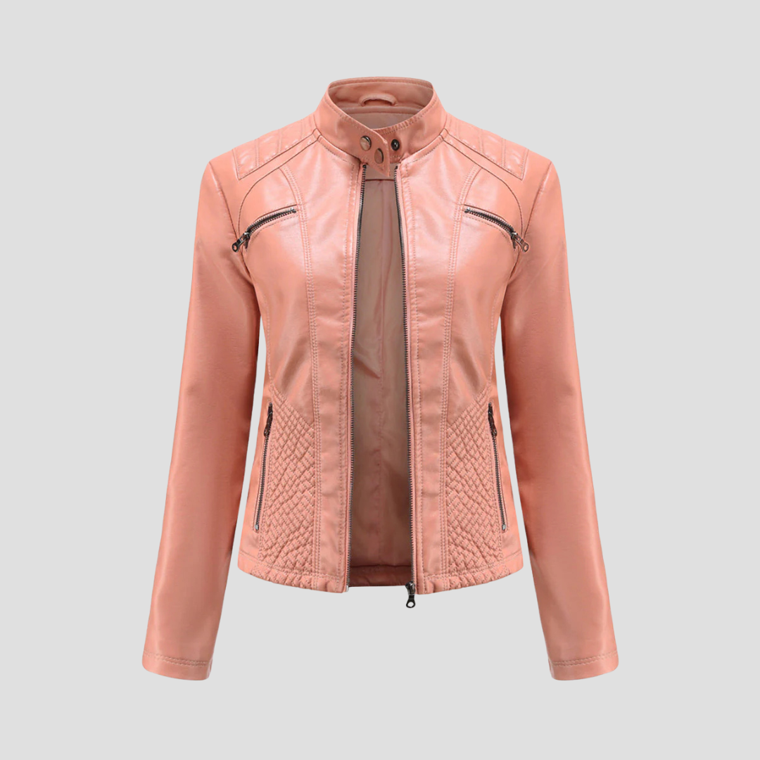 Isabelle | Quilted Leather Jacket