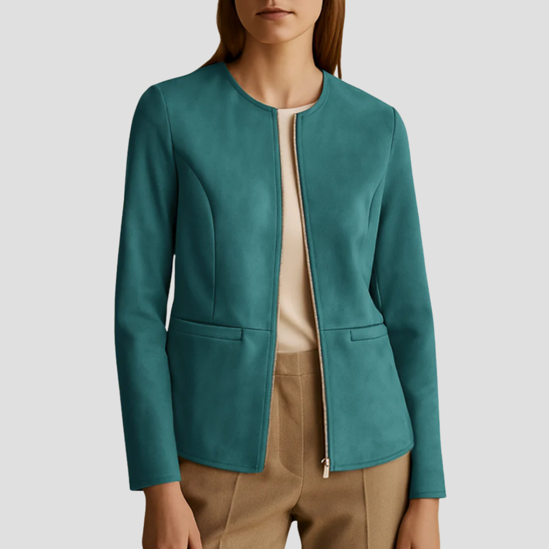 Zosia | Cropped Round-Neck Jacket