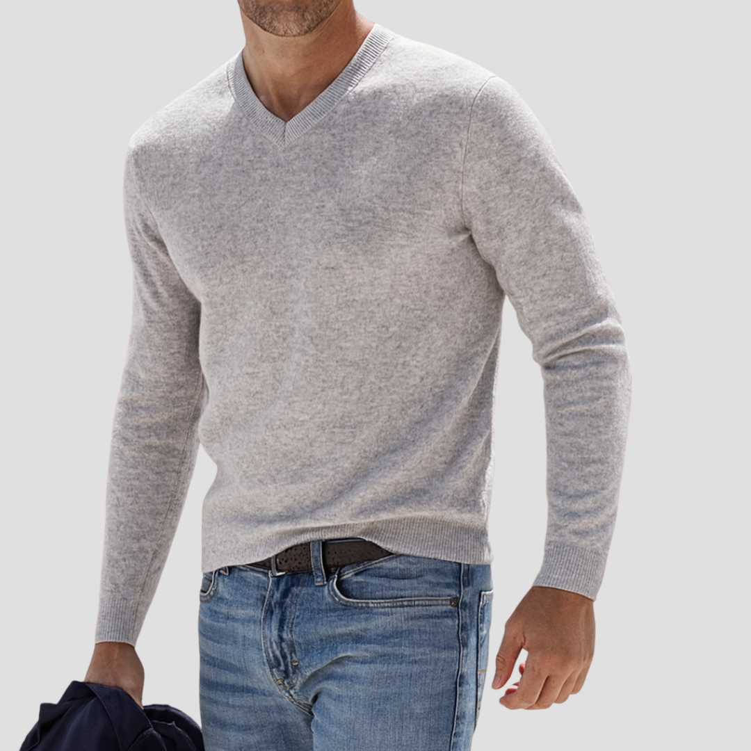 Borden | Classic V-Neck Jumper
