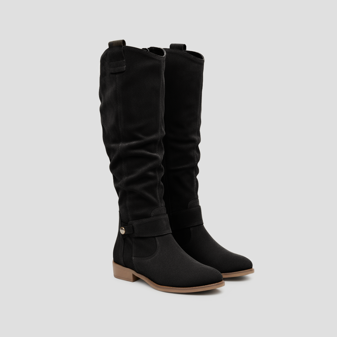 Bella | Suede Knee-High Boots