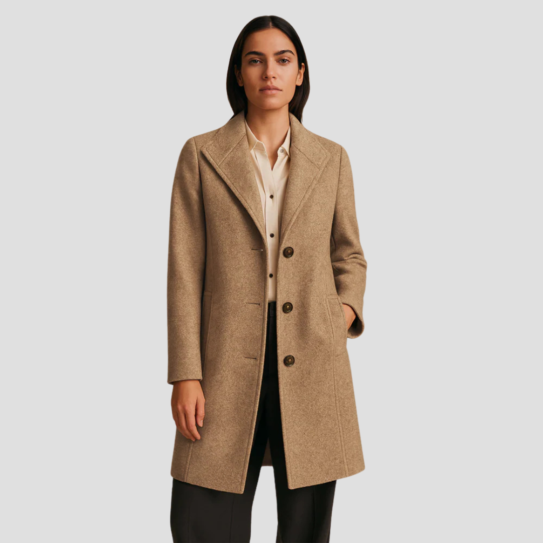 Ismay | Mid-Length Lapel Coat