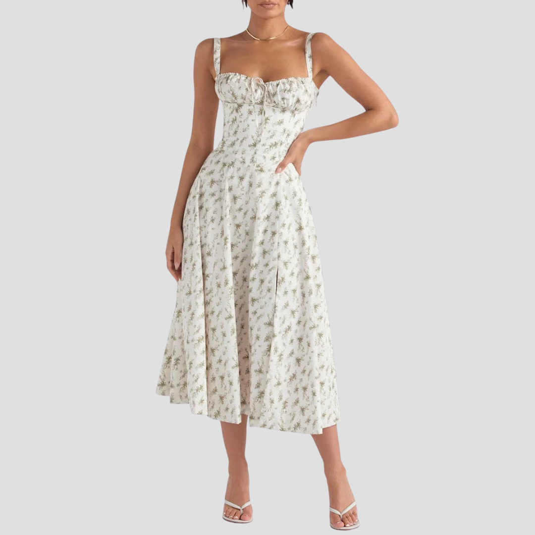 Maya | Floral Midi Dress