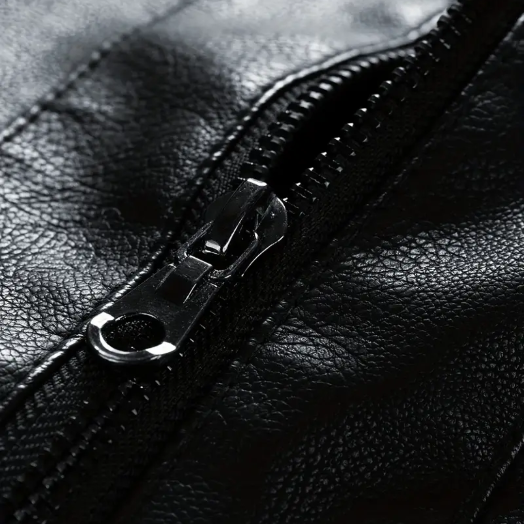 Osbert | Leather Biker Jacket