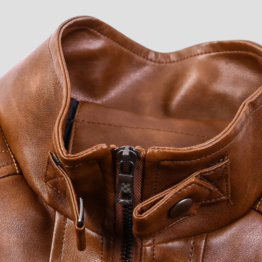 Cornelius | Leather Biker Jacket