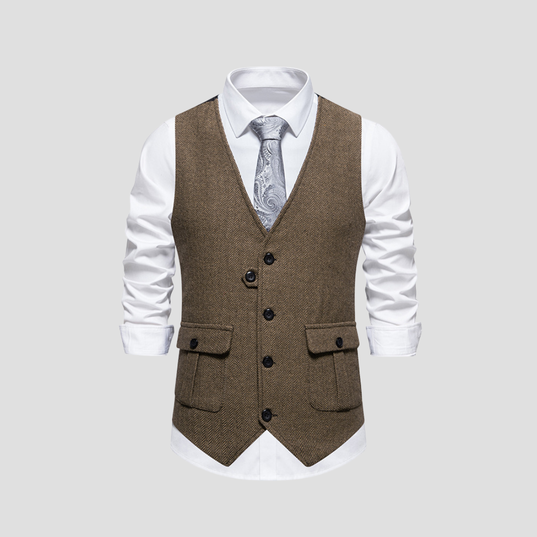 Garrick | Tweed Waistcoat