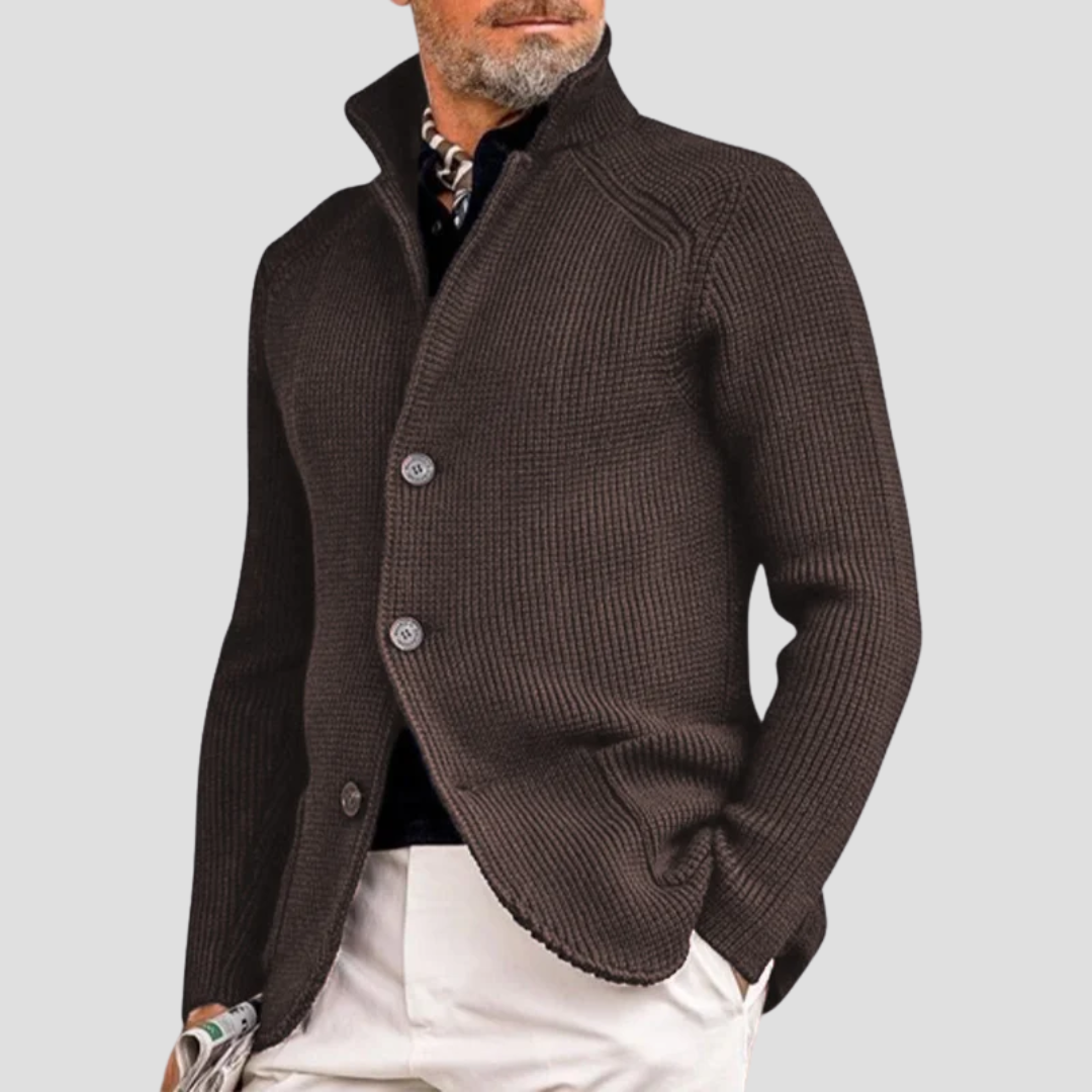 Guy | Knitted Button Cardigan