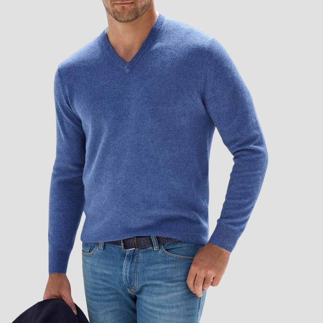 Borden | Classic V-Neck Jumper