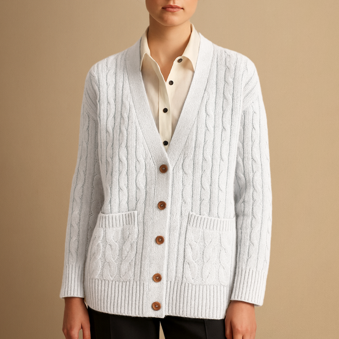 Imogen | Cable Knit Cardigan