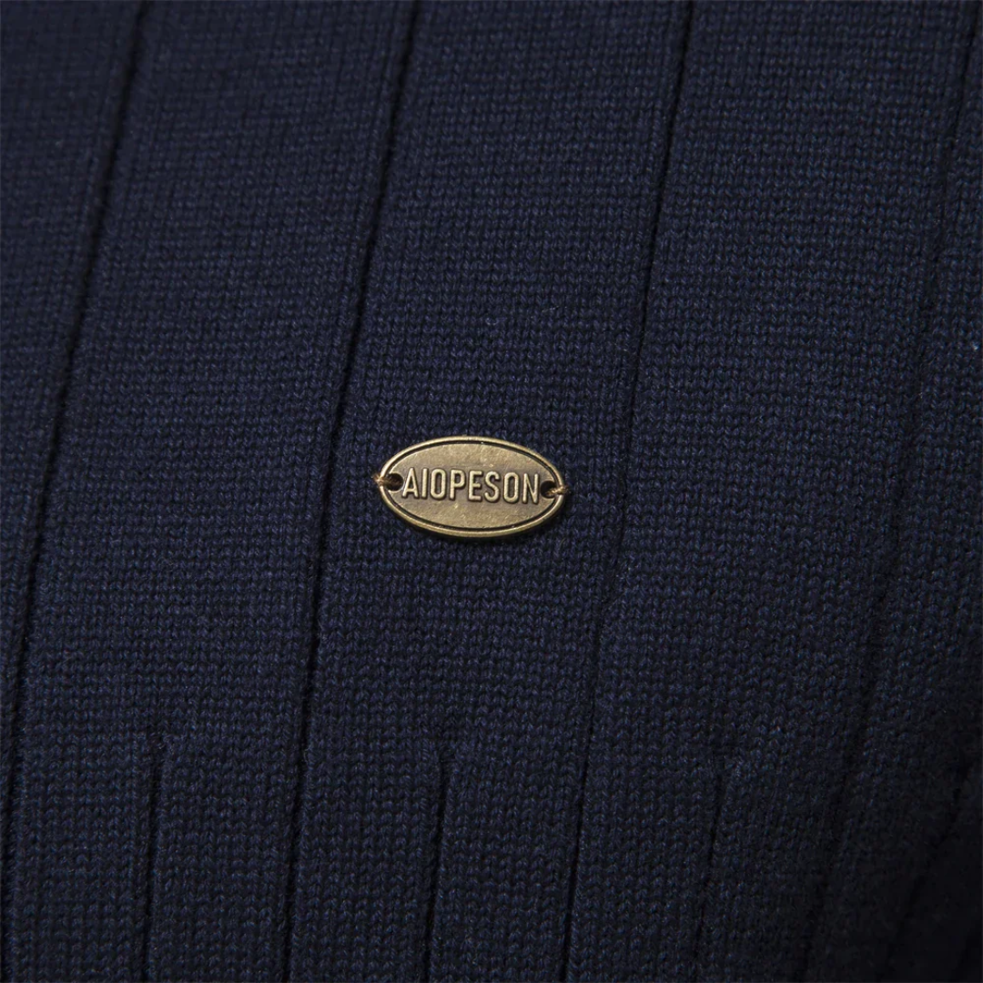 Ernest | Ribbed Quarter Zip Jumper