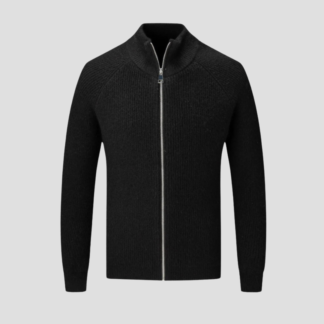 Blake | Smart Knit Zip Cardigan