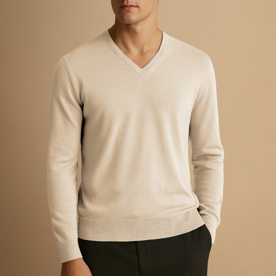 Borden | Classic V-Neck Jumper