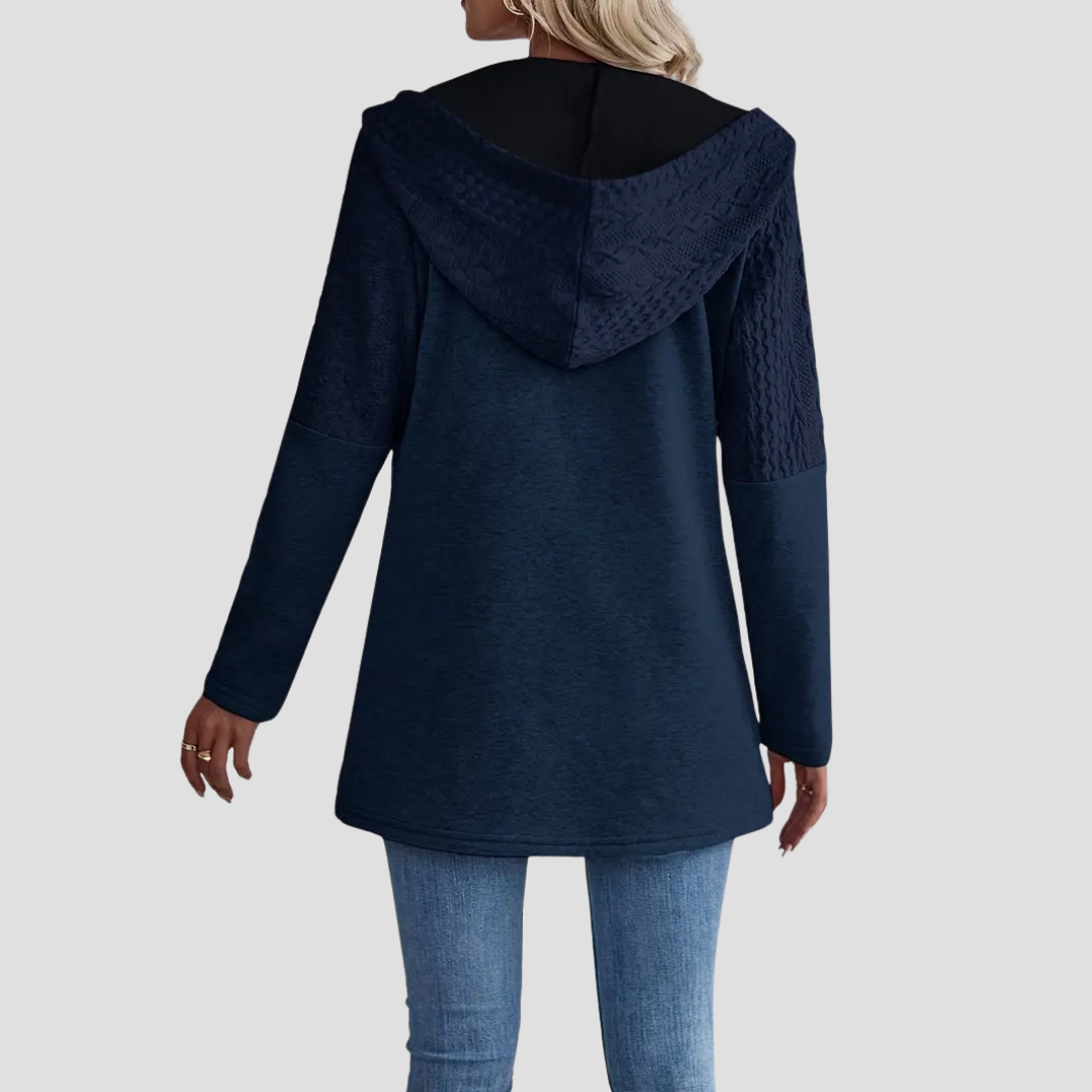 Eugenia | Zip-Up Hoodie Cardigan